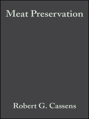 cover image of Meat Preservation